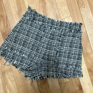 Forever21 -Woven shorts with baby fringe